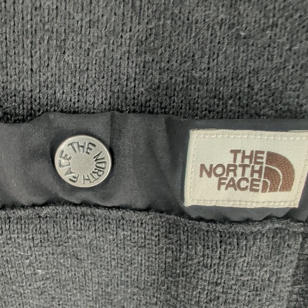 The North Face Zipped Pockets Outdoor Hiking Full Zip Fleece Jacket Black Size L